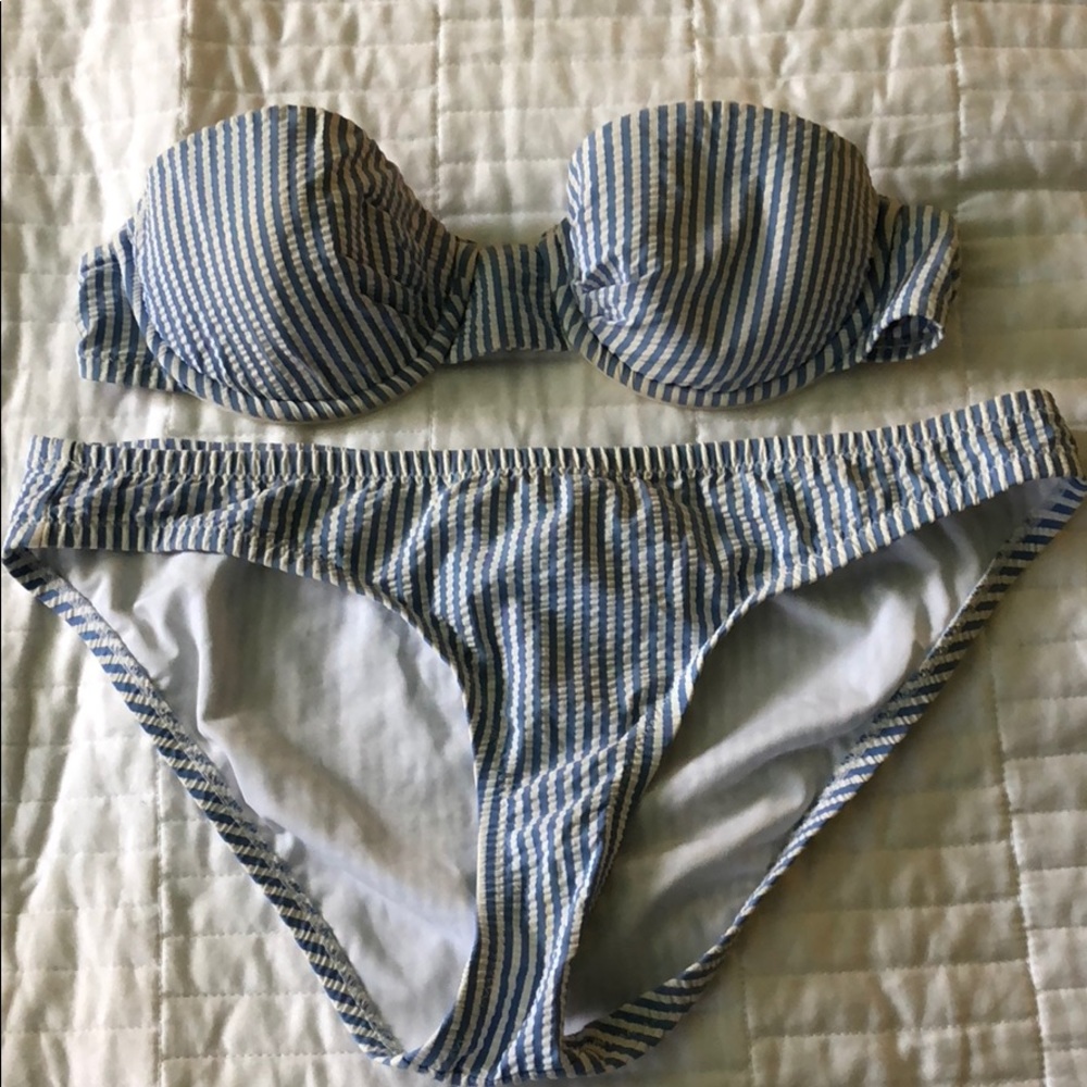 Jcrew seersucker bikini